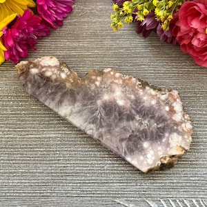 Pink Amethyst Flower Agate Slab - Mooie Amethyst Crystal Slab - AAA Hoge kwaliteit afkomstig uit Madagaskar