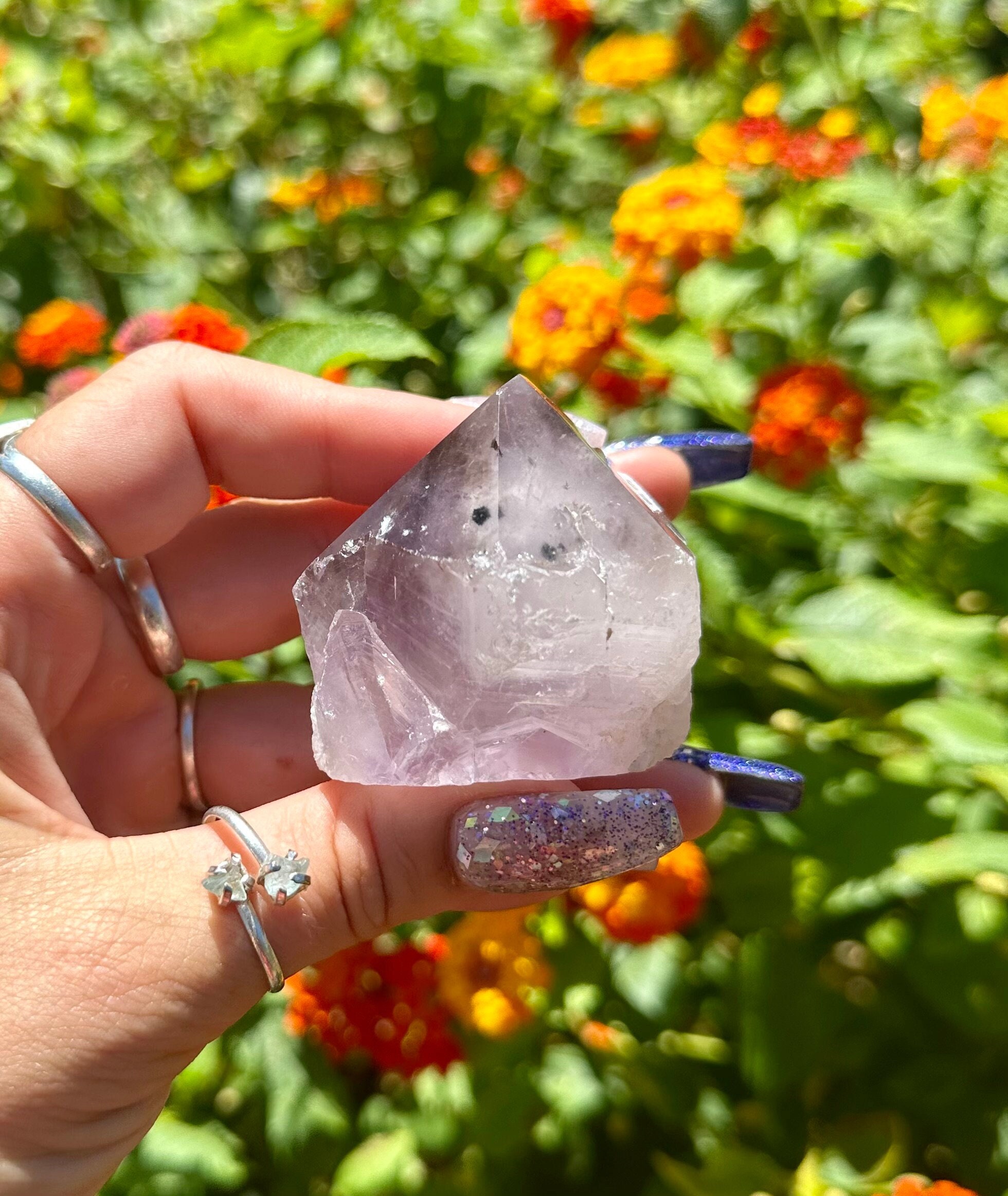 6.バイーア州産ファントムアメジストポイント 3.バイーア州産