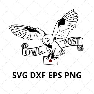 Eule Post SVG EPS DXF Png