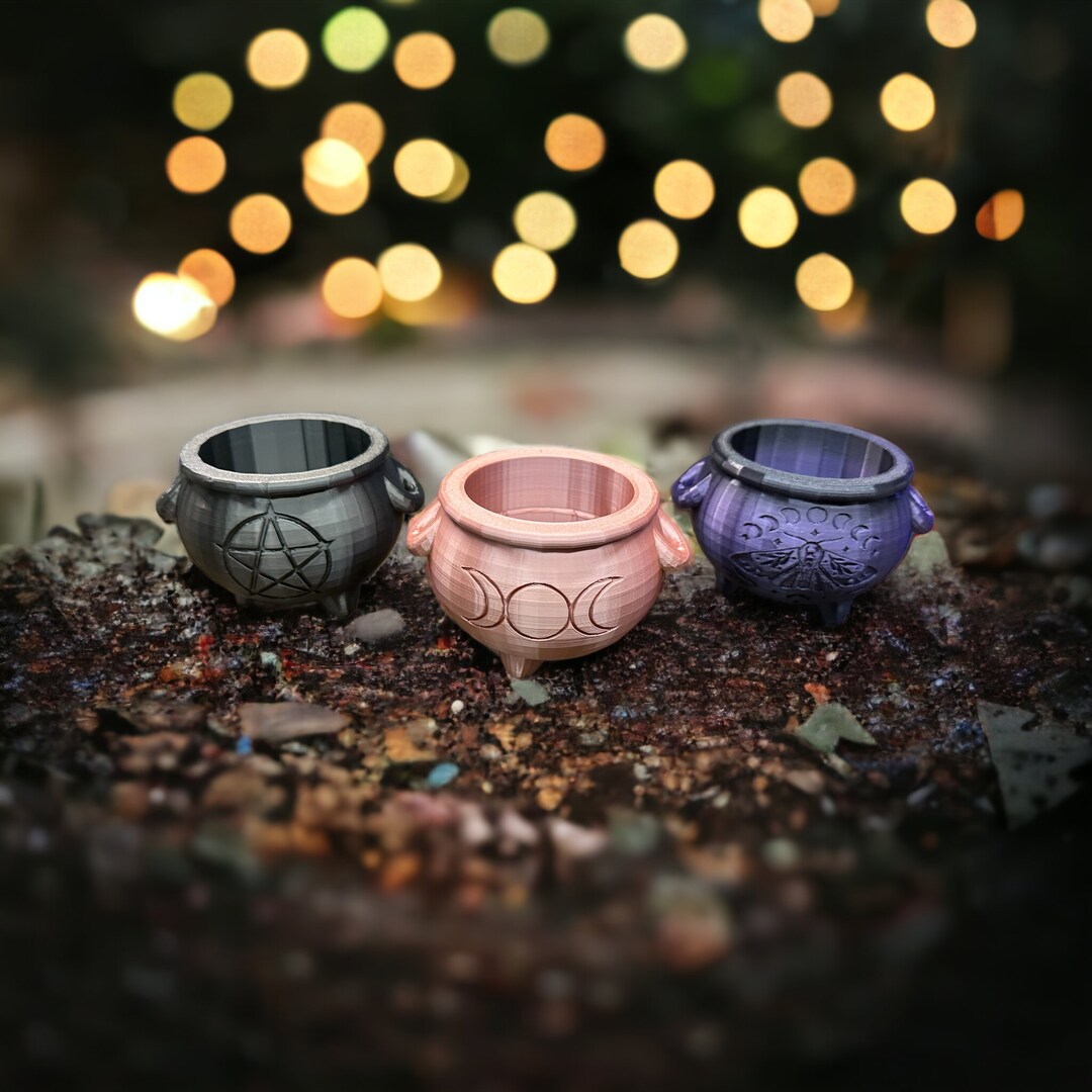 Decorative Cauldrons Various Patterns Etsy