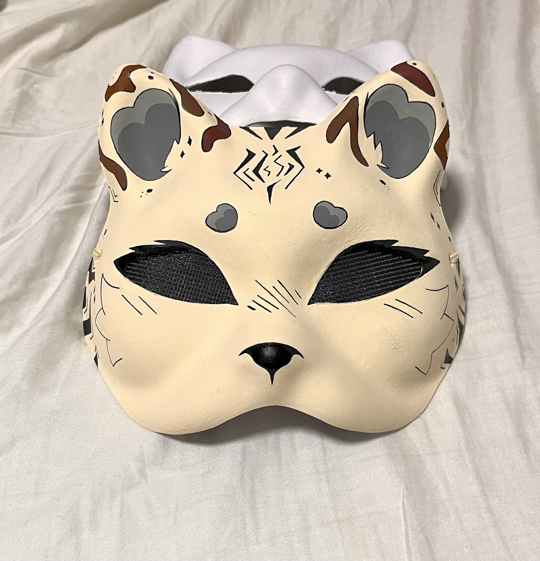 brown therian cat mask  Felt animal masks, Cat mask, Animal masks