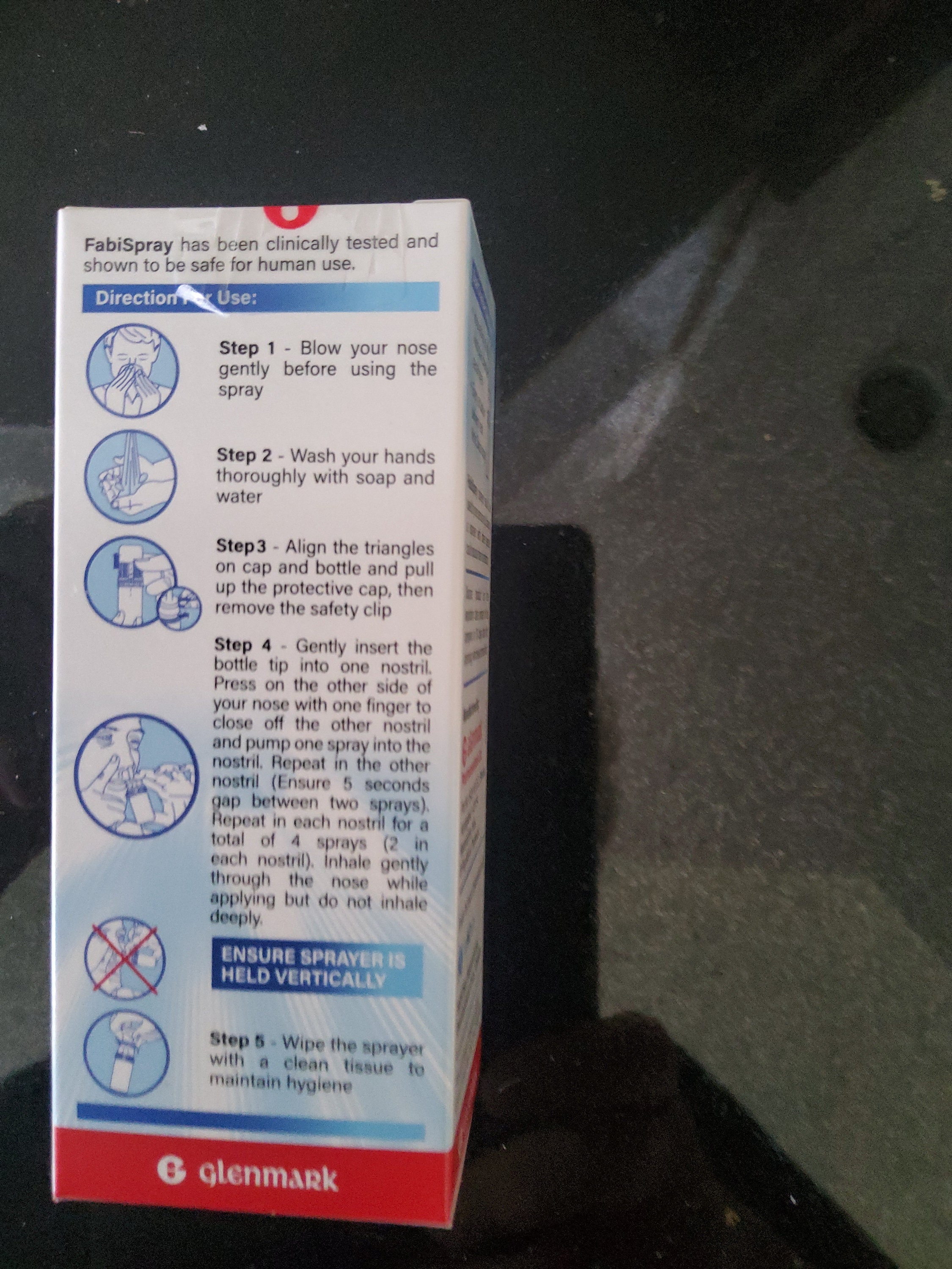 Enovid Fabispray Sanotize Nasal Spray Exp 01/23 Etsy Australia