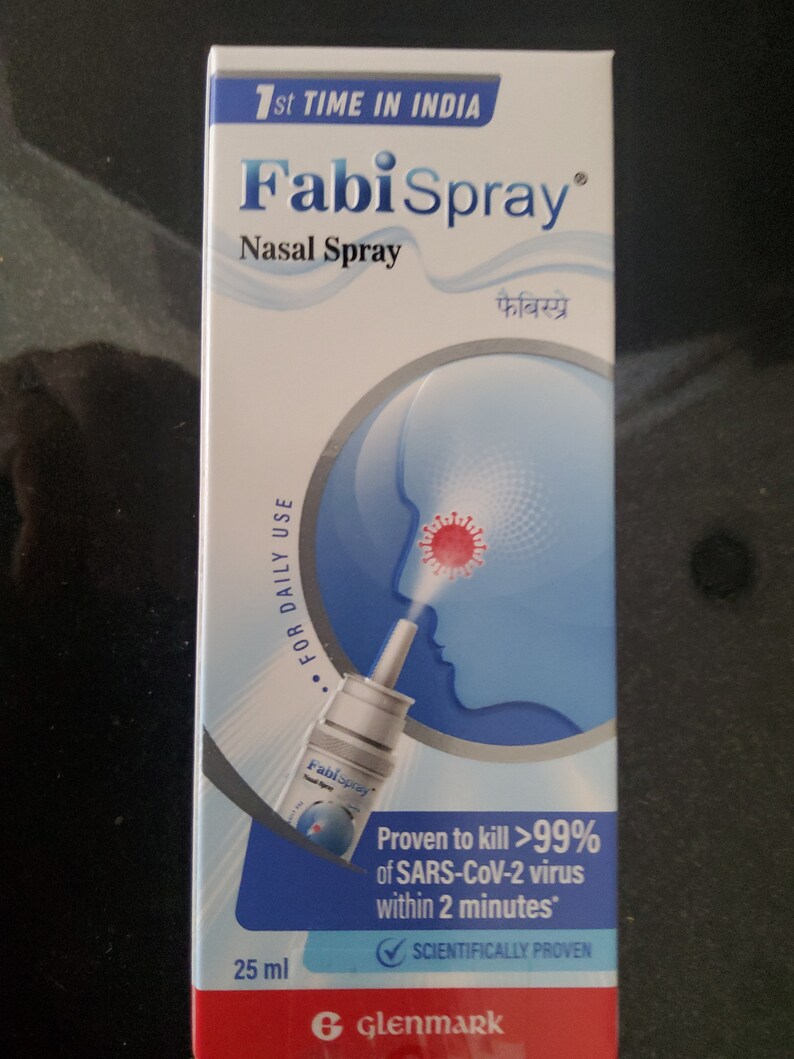 Enovid Fabispray Sanotize Nasal Spray Exp 01/23 Etsy