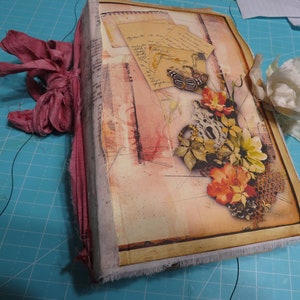Merory Writing Junk Journal com muitas páginas de escrita. Cartões de diário e etiquetas Páginas de manchas de café
