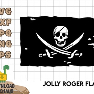 Jolly Roger SVG, jolly Roger Flag, Jolly Roger Stencil, Halloween porch decor, Halloween clipart SVG, My first halloween svg