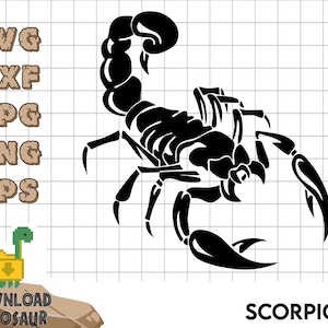 Scorpion SVG, Scorpion clipart for crafts, Scorpion tattoo design SVG, Scorpion SVG for t-shirts, Scorpion svg for laser cutting,
