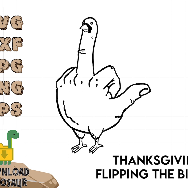 Flipping the Bird Etsy