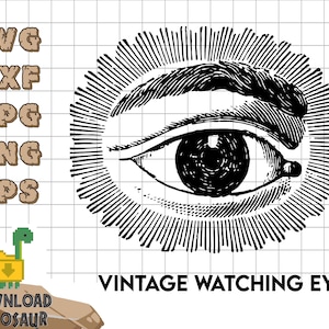Impression de symbole Illuminati, Evil eye SVG, Watching eye svg, vintage Eye clipart, décor mural evil eye, Accrochage mural Evil Eye, Watching Eye,