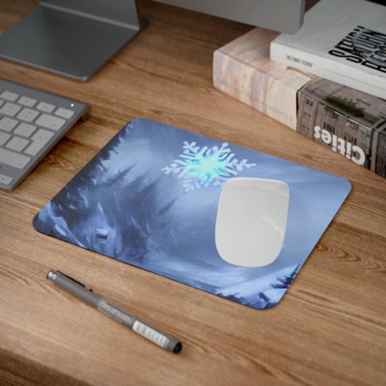 Computer Mouse Snowflake Winter Wonderland: Snowflake Art Digital Download - Etsy