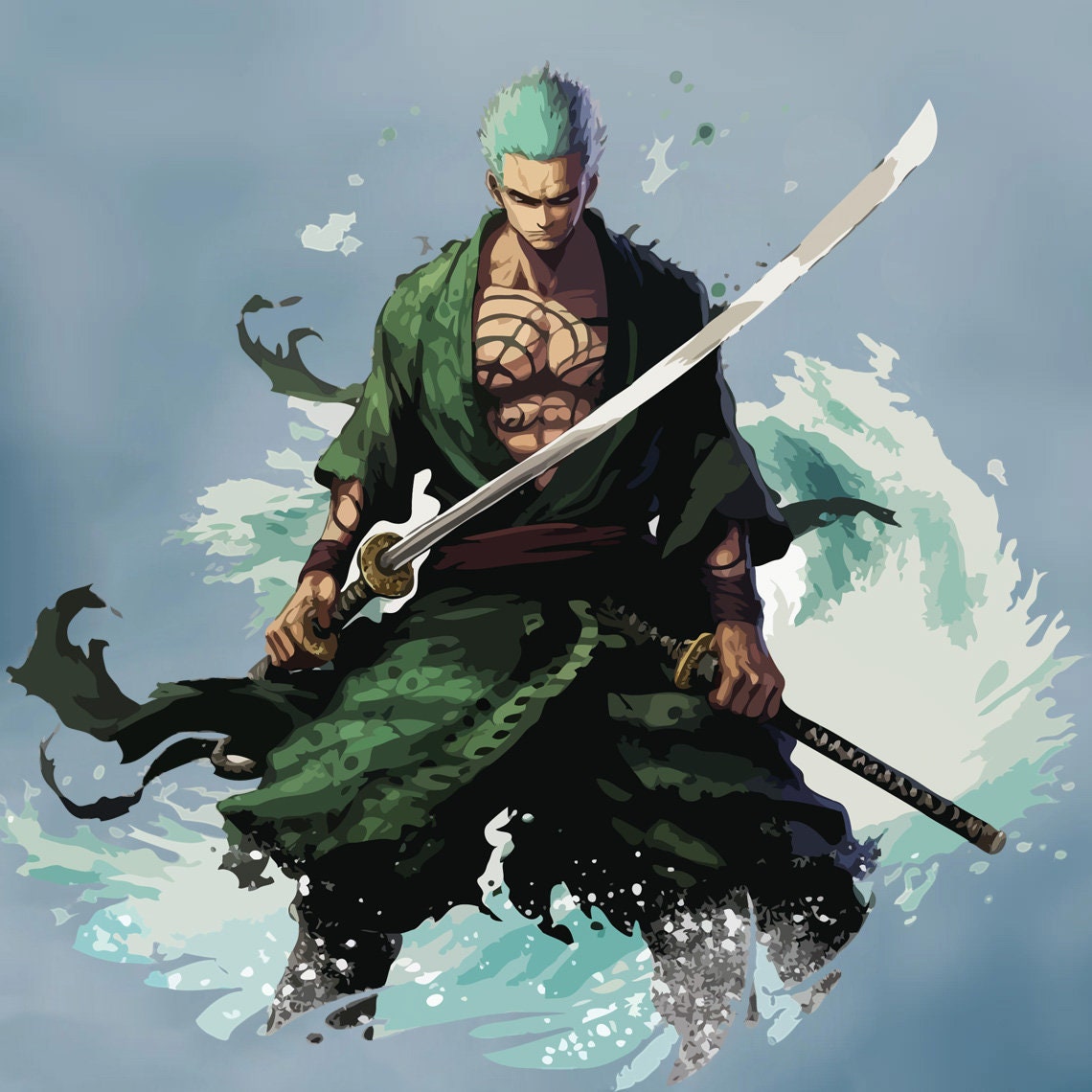 Download One Piece Zoro File HQ PNG Image in different resolution