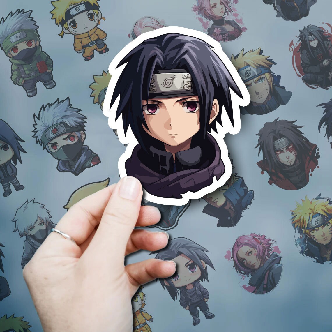 Naruto Shippuden Anime Sticker PNG Bundle 40 Naruto Cute Etsy