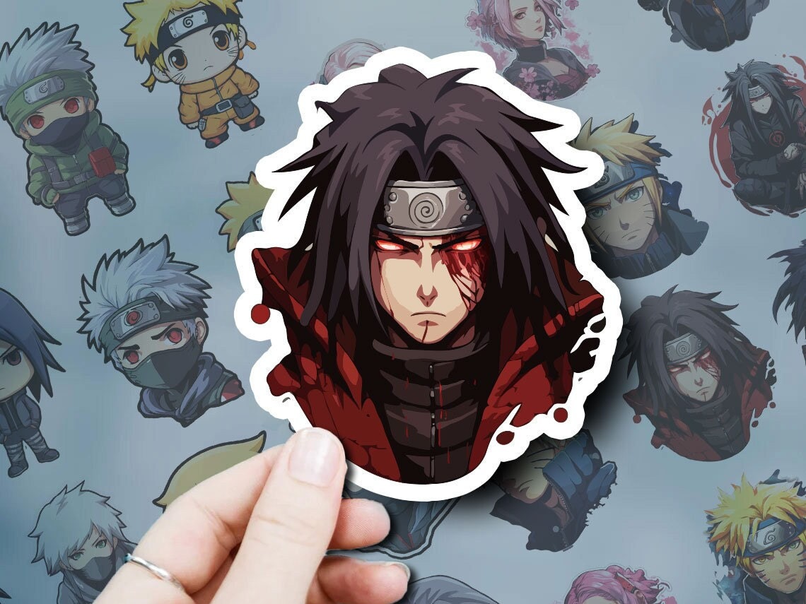 15 Naruto Inspired SVG Sticker Designs SVG Stickers Anime Clip Art