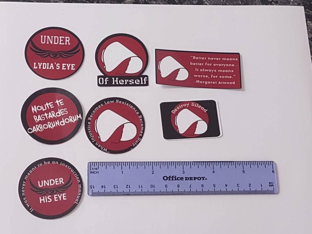 Handmaid's Tale / Testaments - Sticker Pack of 7 - Margaret Atwood - Etsy
