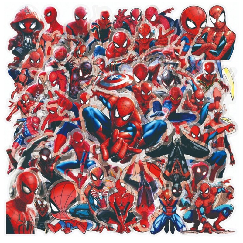 Spiderman Stickers - Etsy