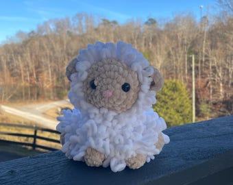 Crochet Lamb Plushie