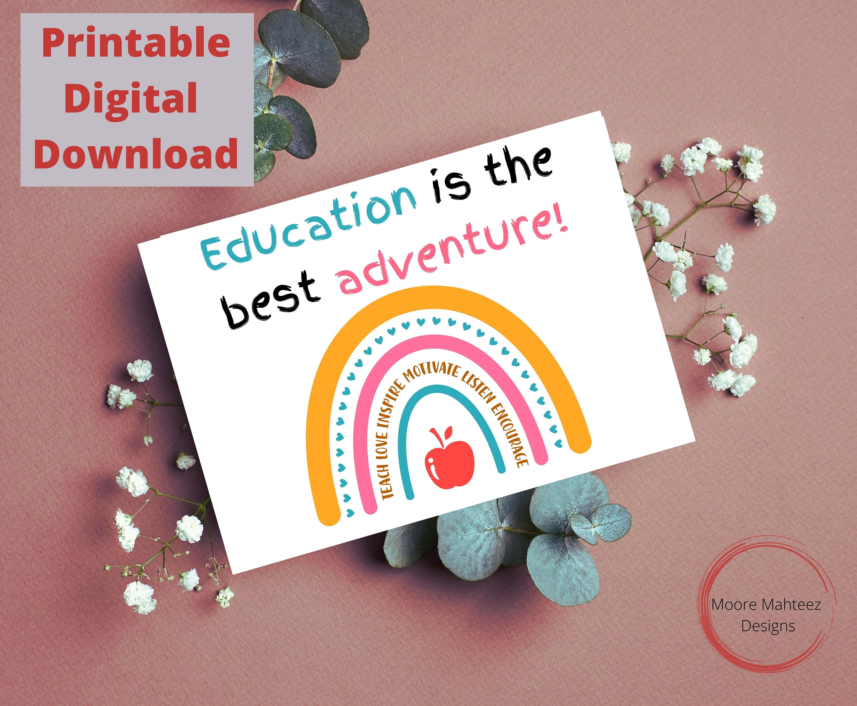 Printable Greeting Card | Back to School Card | Card for Student | Card ...