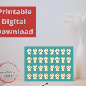 Druckbare Grußkarte | Lamast | Druck zu Hause| Innen blanko | Last Minute Karte| Sofort Download | Jeder Anlass Karte