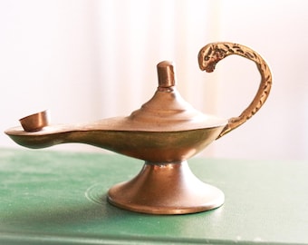 Antique Brass Genie Lamp