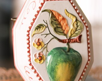Vintage Apple Ceramic Mold