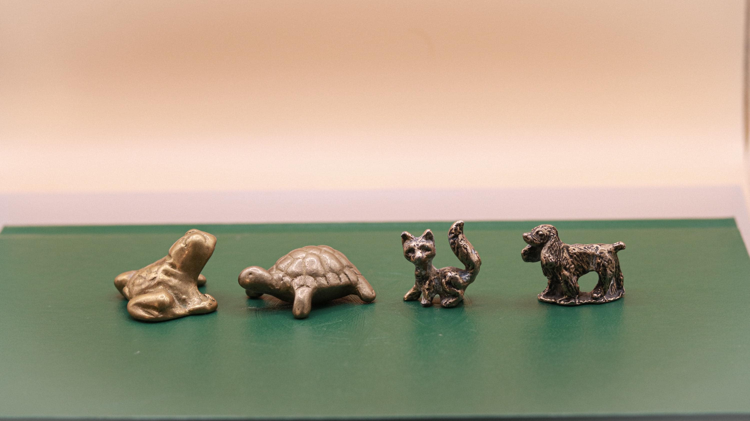 Vintage Miniature Brass Figurines