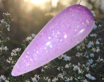 In bloom , glitter dip powder