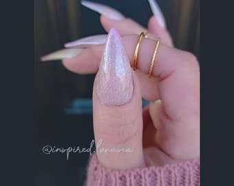 Trempette en poudre pailletée Pink Dream