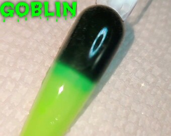 Green Goblin, cold sensitive thermal dip powder