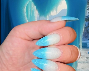 Blue Glacier, poudre d'immersion dans la glace thermique