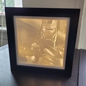 Framed LED Lithophane 3D Photo