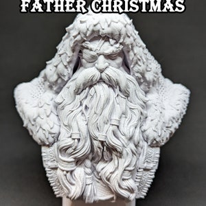 Nordic Father Christmas Statue | Choose Color | Cute 3D printed | STLFlix | Santa Claus | 3 Sizes!