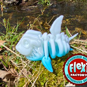 Flexi Factory Articulated Shark | 3D Printed | Articulated Fidget Toy