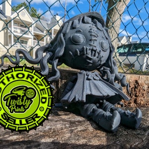 Twisty Prints Witch Articulated Figurine | 3D Printed Flexi Doll
