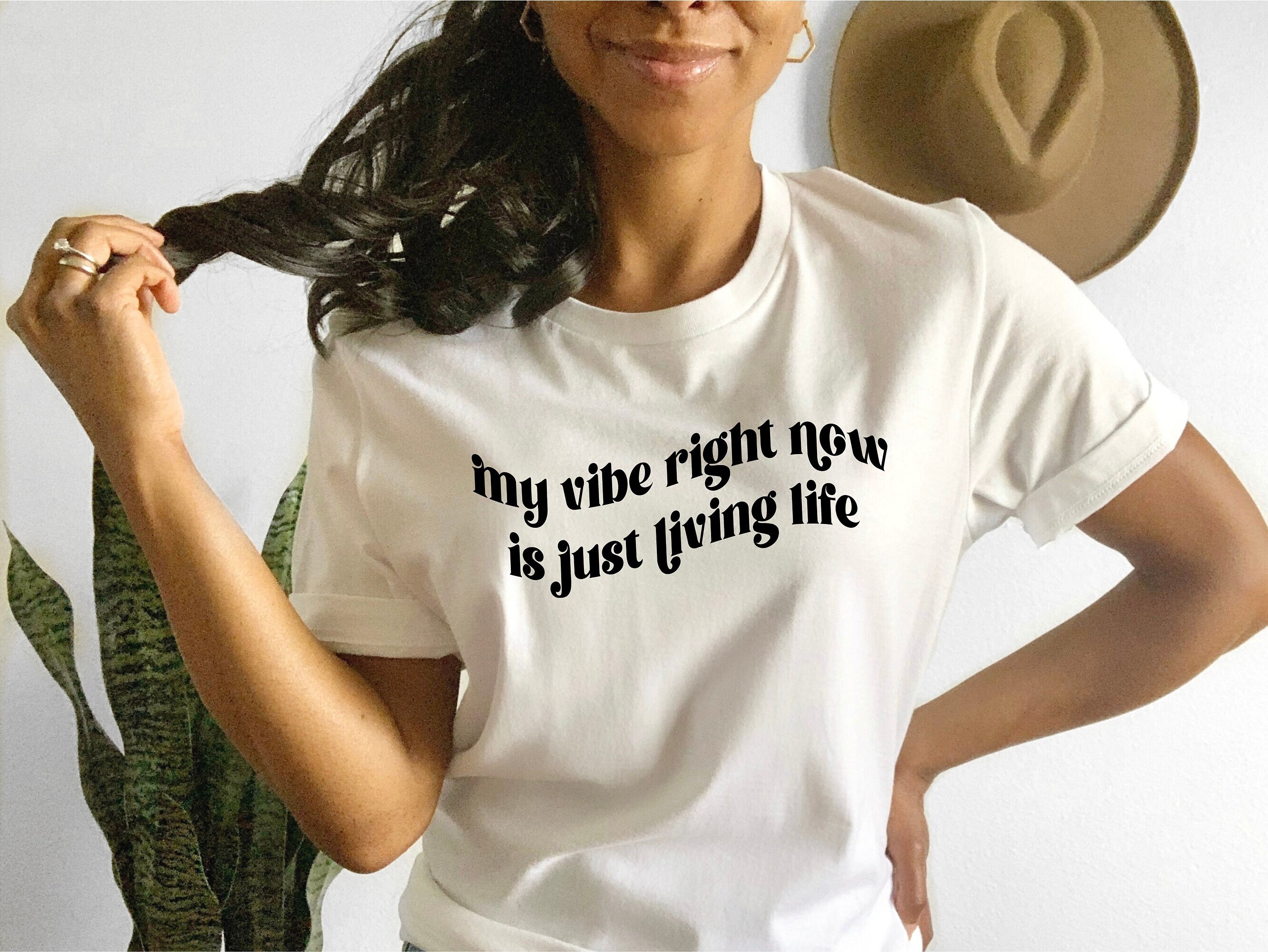 My Vibe Right Now is Just Living Life SVG Trendy SVG Files for Cricut