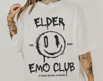 Elder Emo Punk Rock Comfort Colors Shirt, Punk Mom, Pop Punk Emo Girl Gift, Emo Gift, Music Shirt Gift, Rock Band Shirt, Grunge Clothing
