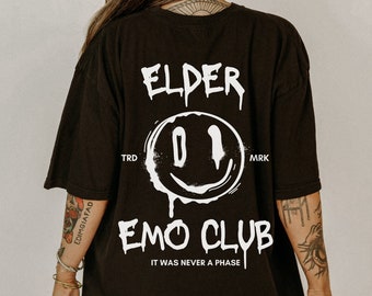Elder Emo Punk Rock Comfort Colors Shirt, Punk Mom, Pop Punk Emo Girl Gift, Emo Gift, Music Shirt Gift, Rock Band Shirt, Grunge Clothing