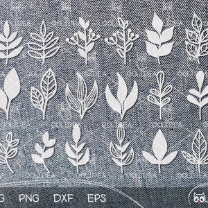 Fall Autumn Paper Leaves SVG Bundle: 18 Simple Templates for Crafting, Cutting & DIY Projects