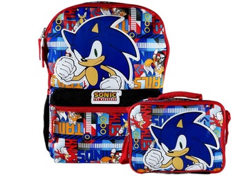 Sonic TheHedgehog Lunch Box, Insulated Lunch Bag for School, Sonic Gifts