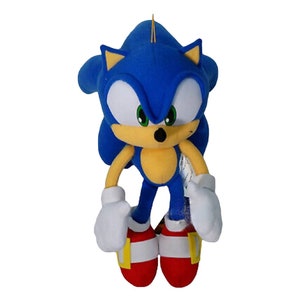 SHADOW Sonic 12 Plush The Hedgehog Stuffed Doll New Tag Authentic