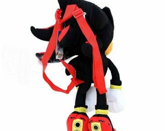  Sonic The Hedgehog Doll Plush Backpack - Shadow