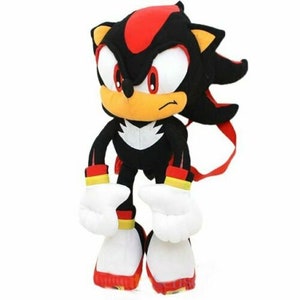 Sonic the Hedgehog Doll Plush Backpack Shadow Backpack Black 24 Inch 