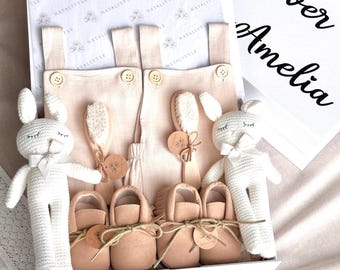 Personalized Twin Baby Gift Set, Newborn twin gift set, Twin set neutral, Twin boys gift, Twin hamper, Twin babies gift, Twin arrival gift