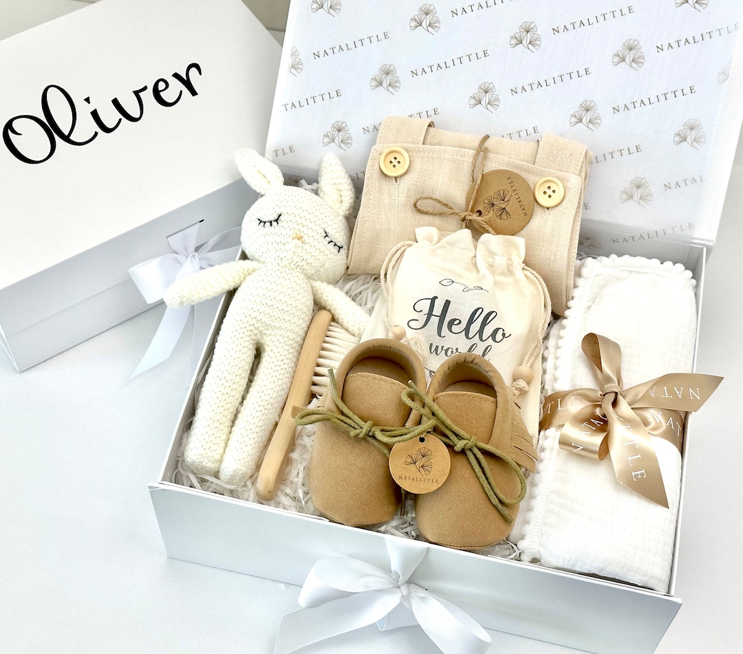 PERSONALIZED Baby Gift Box New Baby Gift Baby Gift Box Etsy