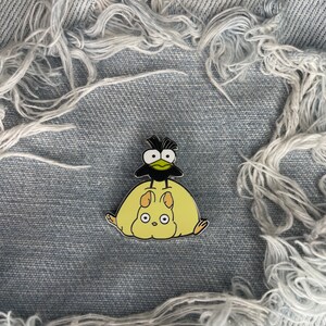 Fly and baby mouse anime disguise spell magic spirit world anime lapel enamel pin