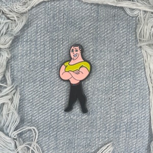 Kim p villain senior junior childhood pin badge