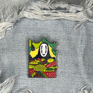 No Face Buffet Anime Spirit Enamel Pin