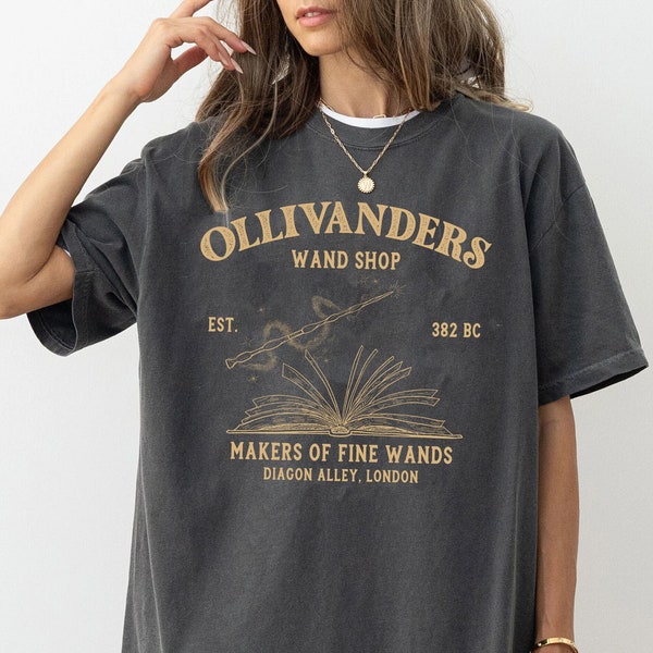 Harry Potter Olivander Adult 18/1 T-Shirt Black
