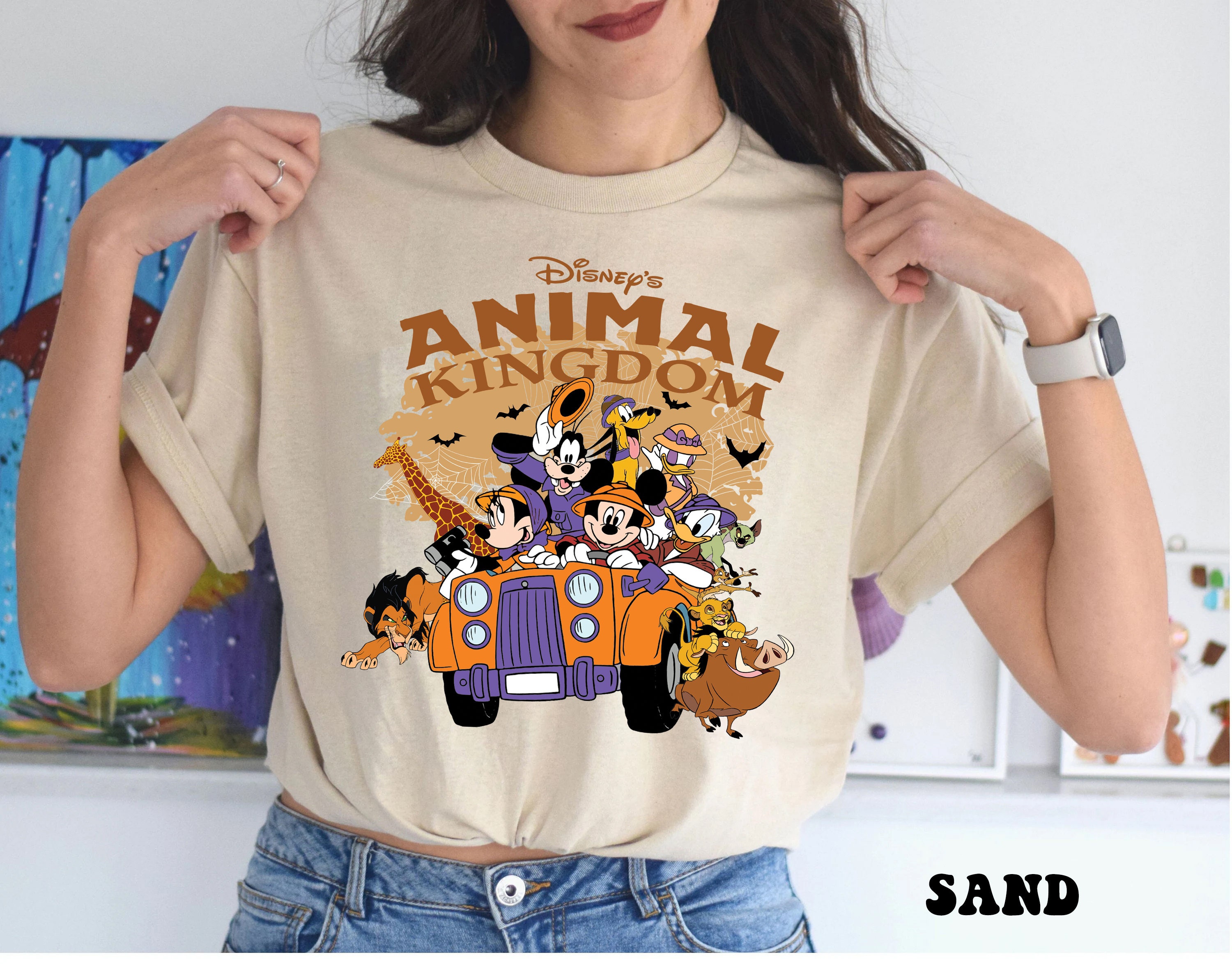 Discover Disney Animal Kingdom Halloween Shirt, Mickey and Friends Disney Shirt, Disneyland Halloween Shirt, Wild About Halloween Tee