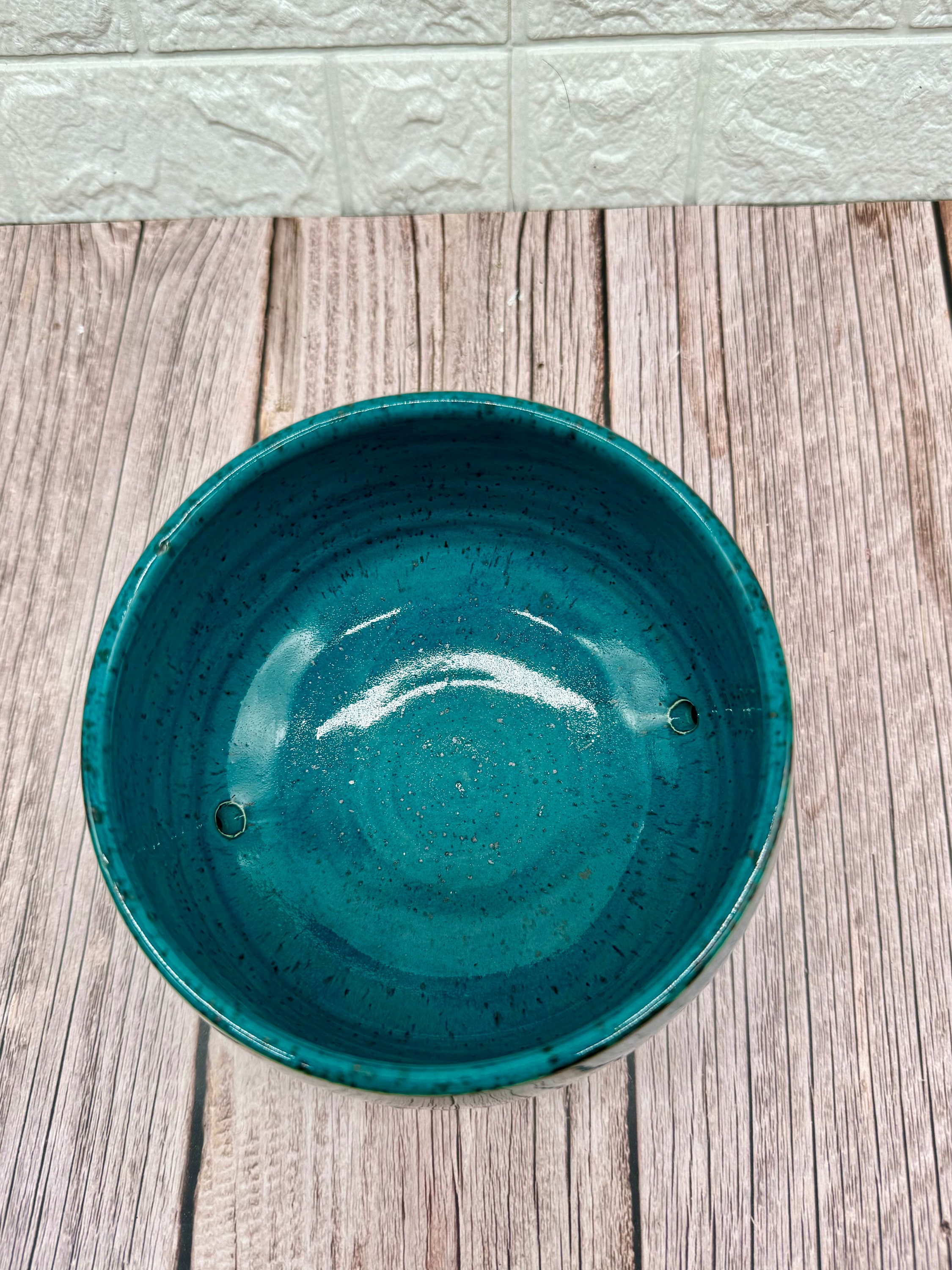 Handmade Ceramic Planter With Attached Saucer Etsy