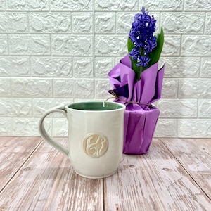 Handmade Ceramic Cat Mug, Pottery Cat Mug