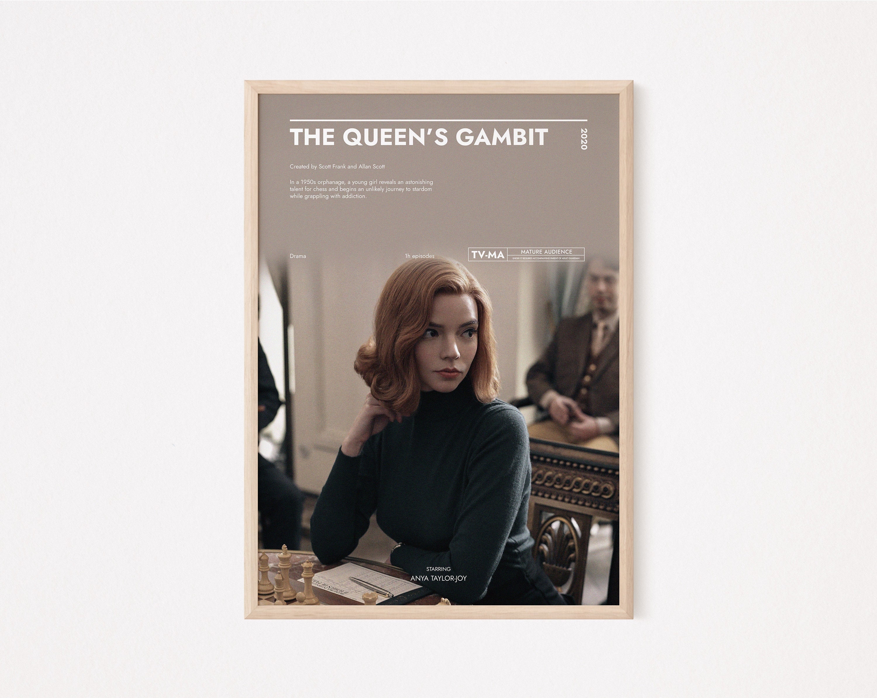Queen's Gambit Fine Wall Art, Celebrity Art Online